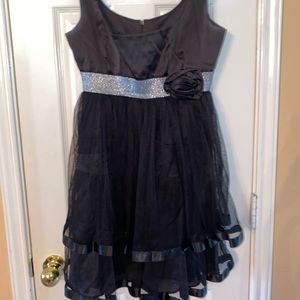Black cocktail dress